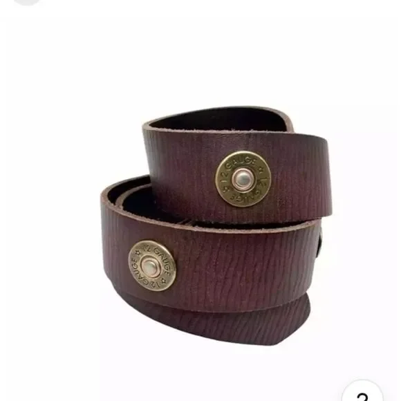 Nocona | Accessories | Nocona2 Gauge Shell Brown Leather  display picture 1